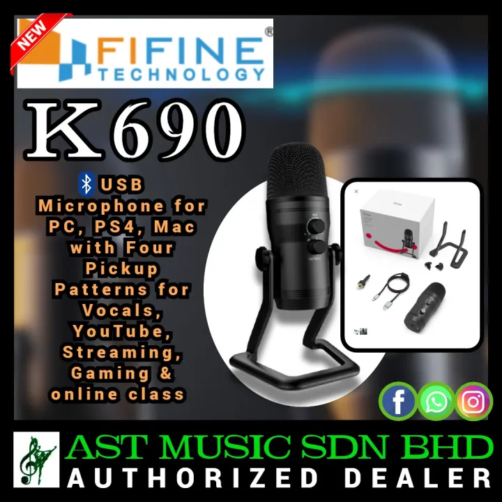 FIFINE K690 USB Microphone | Lazada
