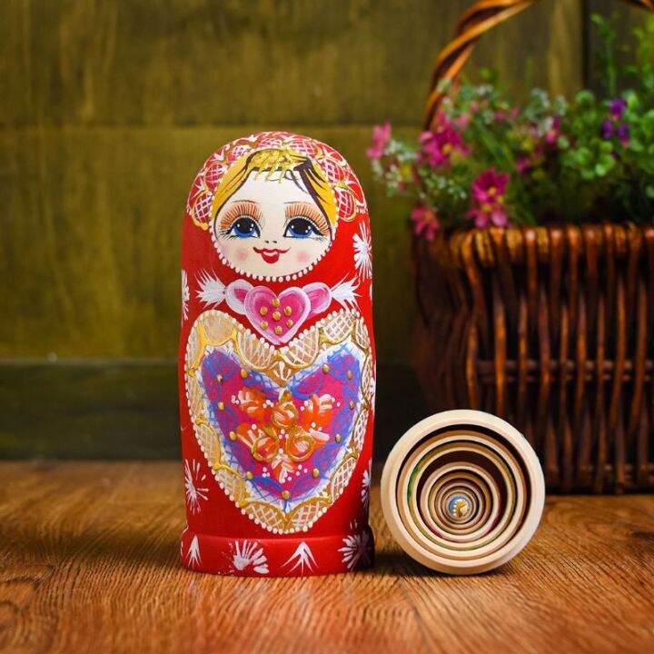 10-layers-set-matryoshka-wooden-russian-nesting-doll-desktop-decorchildren-christmas-gifts