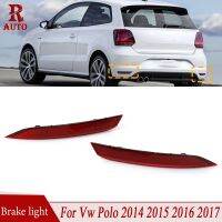 6RD945105B 6RD945106B 2017 2016 2015 2014 POLO VW สำหรับแต่งไฟเบรกเบรคไฟติดรถยนต์กันชนสะท้อนแสงด้านหลังรถ