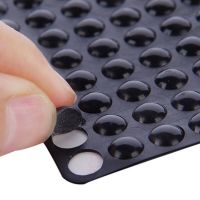 100pcs/set Multi-function Silicone Damper Buffer Self Adhesive Cabinet Bumpers Furniture Pad Cushion Protective Door Stopper HOT Decorative Door Stops