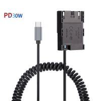 DR-E6 PD USB-C DR-E6 Full Decoding LP-E6 Dummy Battery Power Cord Kit For Canon EOS 60D 70D 80D 90D R5 7D 5D2 5D3 5D4 5D Mark II III I