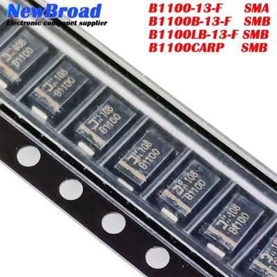 【LZ】✿✟  20PCS NEW Schottky Diode B1100-13-F SMA B1100B-13-F B1100LB-13-F B1100CARP SMB DO-214AC 100V 1A