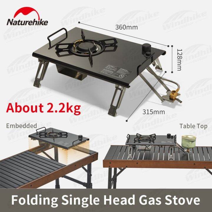 Small Grill 2025 Version Black IGT Camping Stove, Desktop