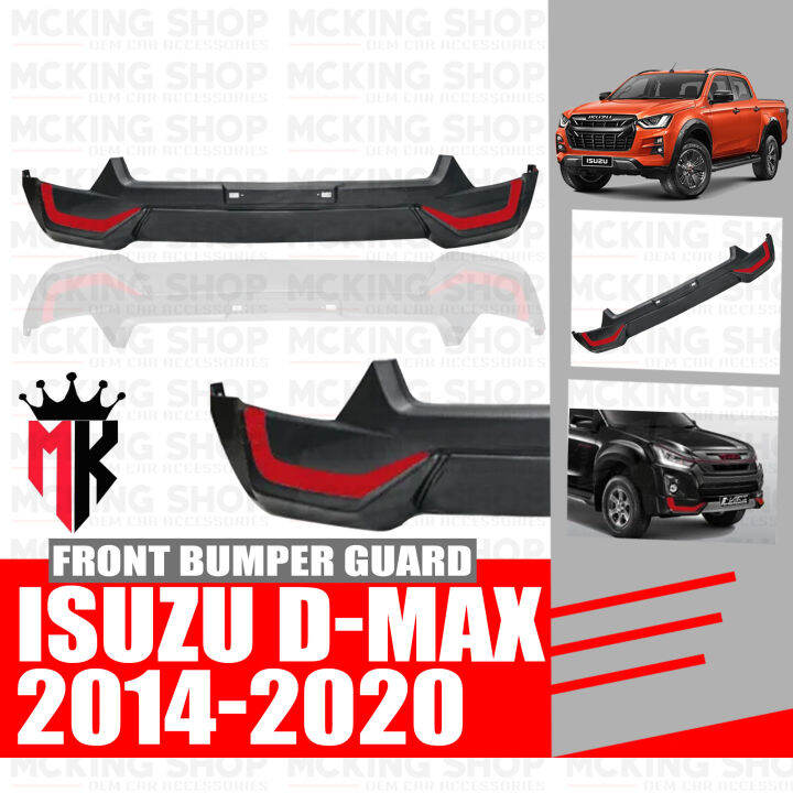 Isuzu Dmax / Dmax 20142020 Front Bumper Nudge Red Lining / Front Bumper Guard / Front Bumper