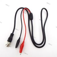 1M BNC Male Plug Connector Cable to Dual Alligator Clip DIY Test Probe Leads Wires Crocodile Clips Roach 6TH