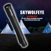 [A Vogue] Skywolfeye ไฟแอลอีดี XPE 3โหมดไฟฉายขยายได้โคมไฟโลหะผสมอลูมิเนียม