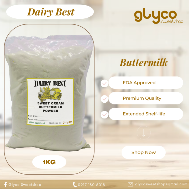 Dairy Best Buttermilk Powder 1KG & 25KG 100 Premium Quality FDA