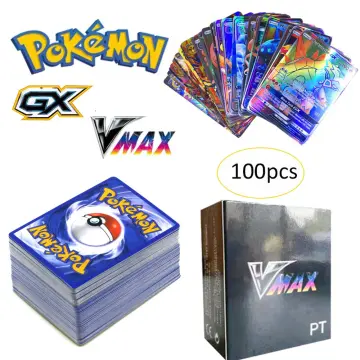 100pcs French Version Pokemon Card Featuring GX EX TAG TEAM VMAX MEGA Game  Cards