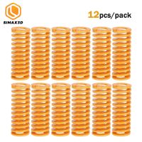 12Pcs Heated Bed Springs for MK3 CR-10 hotbed Imported Length 25mm OD 8mm ID 4mm Die Compression Load Springs 3D Printer Parts Electrical Circuitry Pa