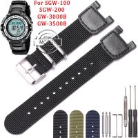 Leather SGW-100 SGW-200 GW-3000B GW-3500B Pathfinder PAS410 band Mens Sport Accessorie