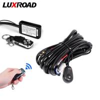 Remote Controller Wiring Harness Kit For 4-52 inch LED Work Light Bar Off Road 180300W LED Bar Relay 12V 40A Fuse On-off Switch