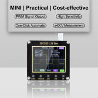 【☼】 Hashair Mart 138pro มือถือแบบพกพา O Scilloscope 2.4นิ้วจอแสดงผลมัลติฟังก์ชั่ดิจิตอล O Scilloscope ปุ่มเดียวอัตโนมัติปรับ PWM คลื่นสี่เหลี่ยมเอาท์พุทเดี่ยวอัตโนมัติปกติทริกเกอร์โหมด