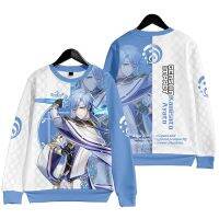 Raiden Shogun Pullovers อนิเมะเจนชินส่งผลกระทบต่อ Kamisayato พิมพ์ลาย3D ผู้ชายผู้หญิงเสื้อฮู้ดไซส์ใหญ่ Harajuku เสื้อกีฬาสตรีท