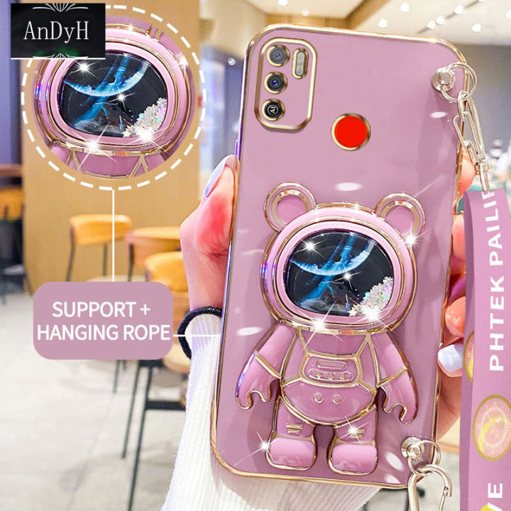 andyh-nbsp-casing-nbsp-for-infinix-tecno-spark-6-air-tecno-spark-5-air-phone-nbsp-case-nbsp-cute-nbsp-3d-nbsp-starry-nbsp-sky-nbsp-astronaut-nbsp-desk-nbsp-holder-nbsp-with-lanyard