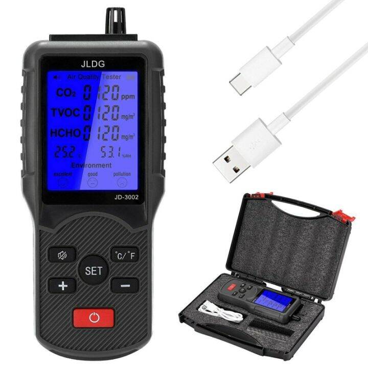 jldg-air-quality-tester-co2-tvoc-meter-temperature-humidity-measuring-device-carbon-dioxide-monitor-with-lcd-screen