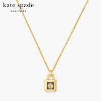 KATE SPADE NEW YORK LOCK AND SPADE ENAMEL MINI PENDANT K7548 สร้อยคอ