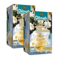 Dilmah Pure Chamomile Tea ดิลมา เพียว คาโมมายด์ ชาศรีลังกา 1.5กรัม x 20ซอง (2กล่อง)