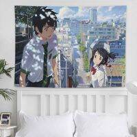 Japanese style cartoon anime your name background cloth room bedside decoration tapestry