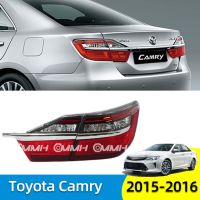 Toyota Camry 15 16 LED XV50 เสื้อ​ไฟท้าย ไฟท้าย​แต่ง ไฟท้ายไฟเบรค​ ไฟเลี้ยว Taillamp Taillight ไฟท้าย​ พร้อมทับทิม ไฟท้ายกันชนหลังสําหรับ​ ทับทิมในฝาท้ายไฟท้าย  ไฟเบรก ไฟสัญญาณเตือน