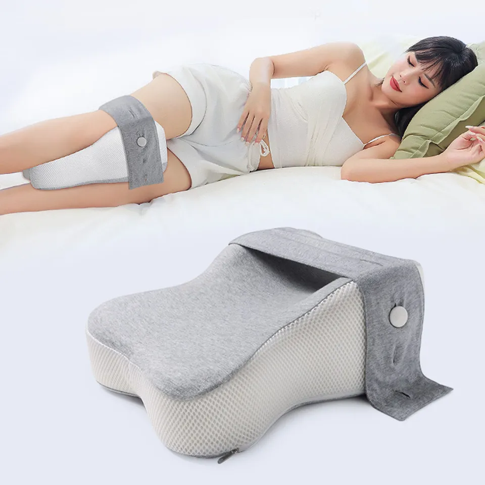 Real Knee Pillow for Side Sleepers Separates the Knees for More Comfort  Standard