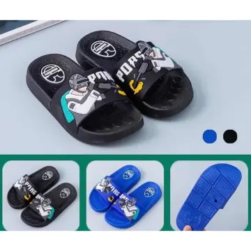 Buy Sudershan PUBG Slippers for Men (White/Navy Blue) at Amazon.in-gemektower.com.vn