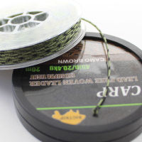 20m/45lb Lead Free Leader Fishing Lines Non-Lead Core 12 Strand Woven Line For Carp Coarse Match Fishing Accessories Tackle