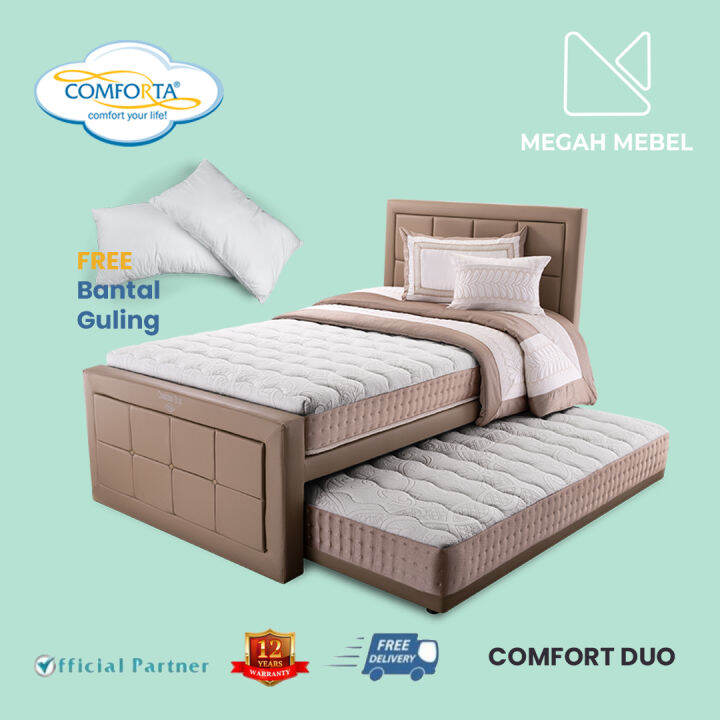 Comforta Spring Bed 2 in 1 Tipe Comfort Duo Lazada Indonesia
