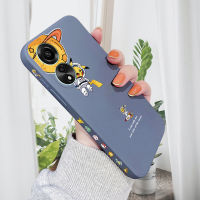 เคส PMP สำหรับ OPPO A78 4G A78 4G ใหม่การ์ตูนนักบินอวกาศ Pikachu ดีไซน์ใหม่เคสโทรศัพท์ดีไซน์ด้านข้างลายขอบสี่เหลี่ยมปลอกซิลิโคนน้ำคลุมทั้งหมดกล้องเคสป้องกันทนแรงกระแทก