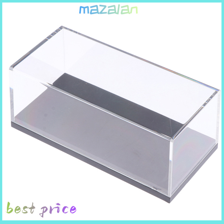 mazalan-1-64-car-model-display-box-กล่องโปร่งใสกรณีป้องกันอะคริลิคฝุ่น-hard-cover-storage-holder