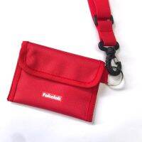 Fakelab Hanging Card Wallet Red Velcro And Zippers Coin Card Wallet Hanging Neck Sako