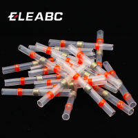 50pcs Seal Heat Shrink Butt Wire Connectors Terminals AWG22-18 สีแดง ประสาน แขน กันน้ำ-iewo9238