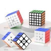 YJ Zhilong Mini 3x3 M 4x4 M 5x5 M Magnetic Speed Cubes Small Size YongJun Zhilong 3M 4M 5M Fidget Toys Cubo Magico Puzzle