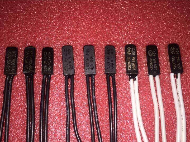 Fan Motor Thermal Protector KSD9700 250V 5A/10A/16A Metal Temperature