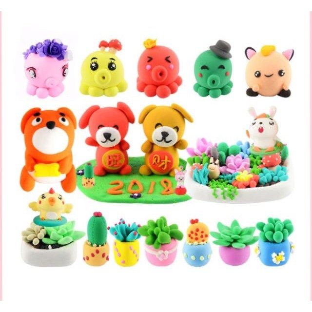 gasha-toys-พร้อมส่ง-12-สี-ดินเบา-ดินเบาเกาหลี-ดินเบาญี่ปุ่น-ดินเกาหลี-ดินญี่ปุ่น-ปั้นง่าย-เนื้อเนียน-ของใหม่