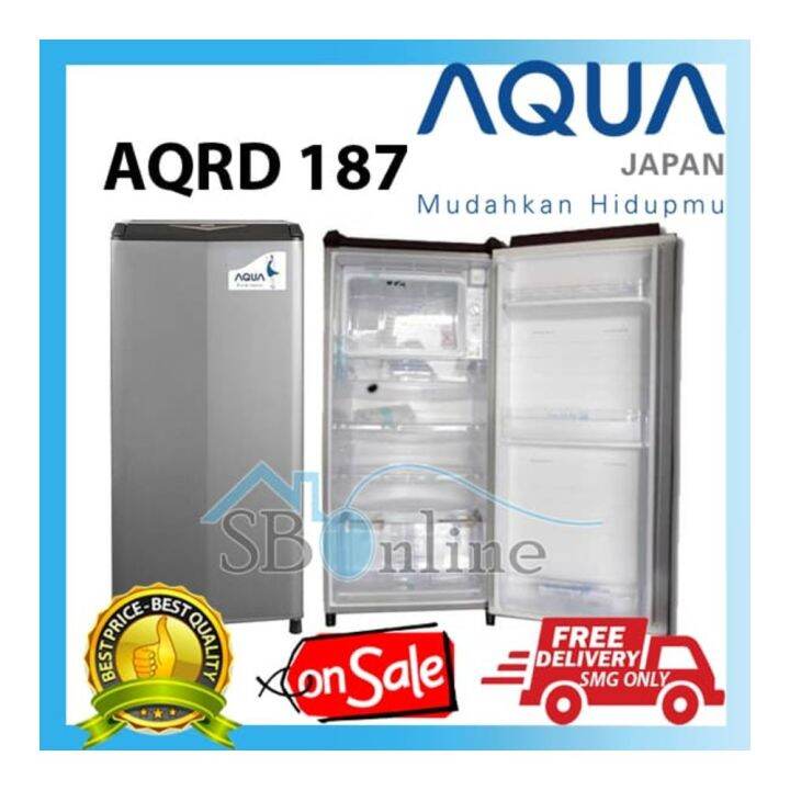 Kulkas AQUA JAPAN AQRD187 1 Pintu Lemari Es 187 Garansi Resmi Lazada
