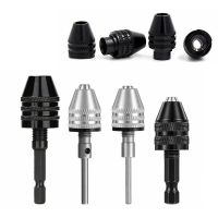 1pcs 0.3-3.6mm Multi Drill Chuck Keyless For Dremel Rotary Tools Keyless Drill Bit Chucks Adapter Converter Universal Mini Chuck Exterior Mirrors