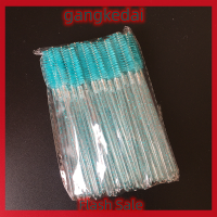 Gangke 50pcs ทิ้งคริสตัลขนตาแปรงมาสคาร่า wands applicator grafting eyelash