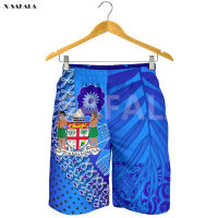 2021Hawaii Polynesian Tonga Samoa Island Style 3D Printed Man 1 Shorts Street Wear Elastic Waist Summer Beach Casual Drawstring