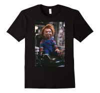 Chucky Sitting In Barber Chair T-Shirt 100% Cotton Short Sleeve O-Neck Top Tee T Shirt Summer Famous Clothing 2019 Unisex Tee S-4XL-5XL-6XL