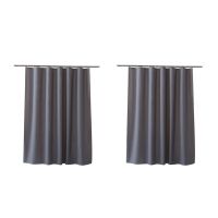 2X Shower Curtain 180X200cm Extra Long Wide EVA Bathroom Curtains Mould Proof Resistant Bath Curtains Waterproof