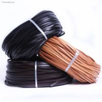 ❏ 2 Meters Black/Brown/Coffee 2-20mm Flat Genuine Leather Jewelry Cord String Lace Rope DIY Necklace Bracelet Finding