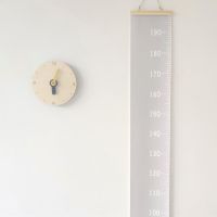 Wall Ruler Portable Growth Chart Solid Color Wear-resistant Fashion Kids Height Chart