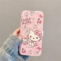 เคส Sanrio Hello Kitty หนังเคสมือถือแบบฝาพับรวมทุกอย่างเคสโทรศัพท์สำหรับ IPhone 14,เคสนิ่ม Y2k ผู้หญิงหนังสำหรับ IPhone 14 13 12 11 Pro Max 14Pro กันตก