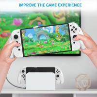 Hand Grip For Nintendo Switch OLED Host Gamepad Anti Slip Back Grip Controller Protective Shell Game Accessories For Switch OLED