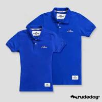 Rudedog เสื้อโปโลชาย/หญิง สีน้ำเงิน รุ่น Slashing (ราคาต่อตัว)