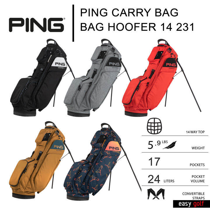 PING BAG HOOFER 14 231 PING CARRY BAG ถุงกอล์ฟ | Lazada.co.th