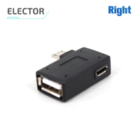 Elector อะแดปเตอร์ Micro USB 2.0 FEMALE TO MALE Micro Supply ADAPTER