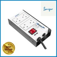 ปลั๊กไฟ LEONA SQUARE D4POWER STRIP LEONA SQUARE D4 **คุณภาพดี**