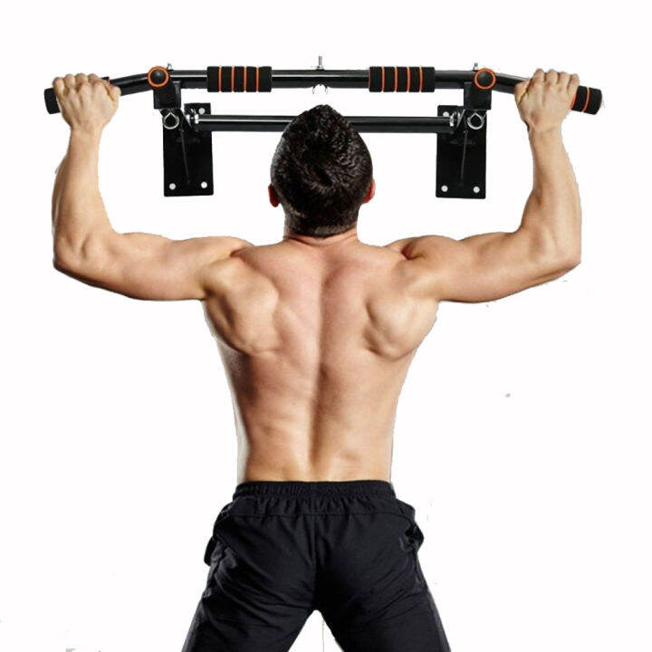 【Original+24hours delivery】Wall Pull Up bar Steel Home Gym Workout Chin