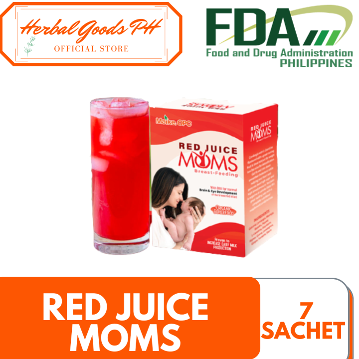 Red Juice Moms (7 sachets) Breast feeding Milk booster Juice with